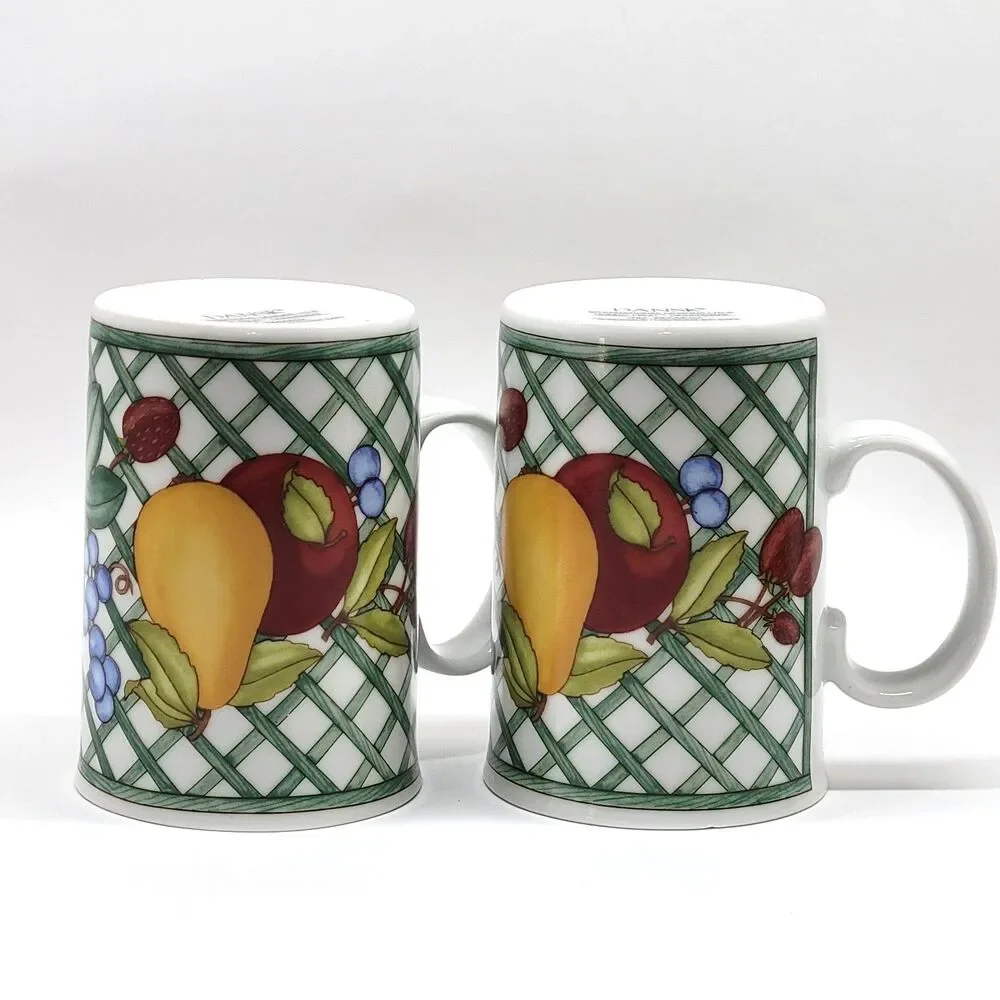 Dansk Nordic Fruit Mugs set of 2
